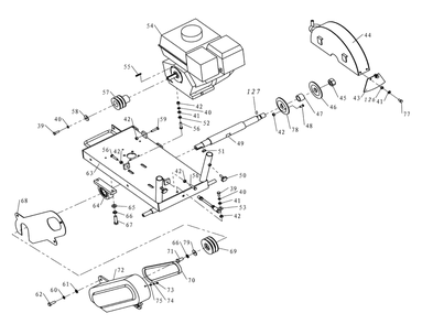 Part Location Diagram of 700643 Murray Bolt, Blade Location
